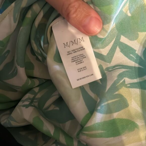 Cabi | Green Castaway Dress 5235 Slip Dress Spaghetti Strap | M - Picture 7 of 7